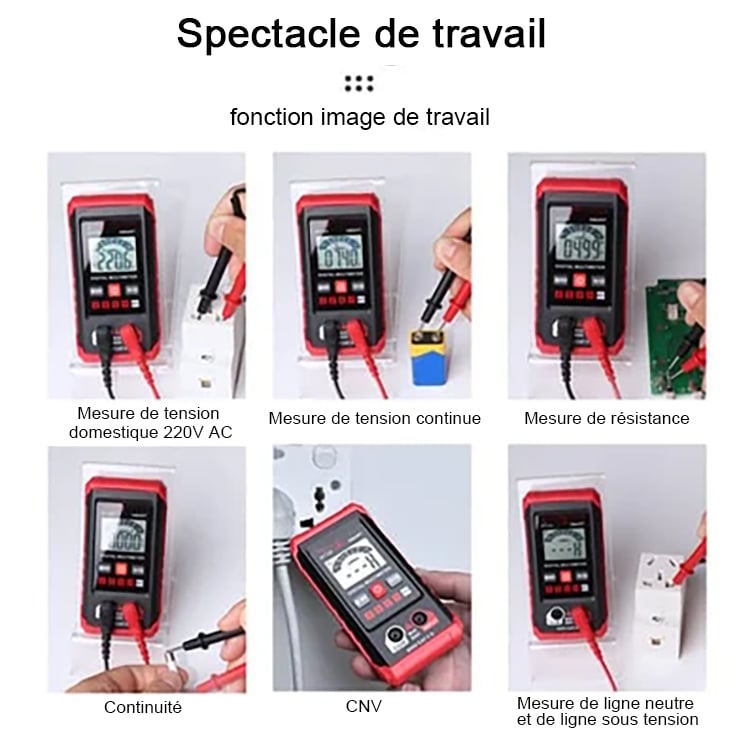 🔥Vente des 3 derniers jours-50 % de réduction⚡Multimètre digital