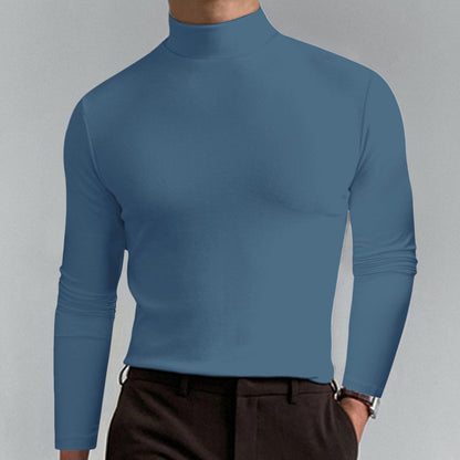👕 60% de réduction! 🏃‍♂️ T-shirt Homme à Col Montant – Coupe Adjustable, Tissu Respirant & Polyvalent Sport/Quotidien ✨