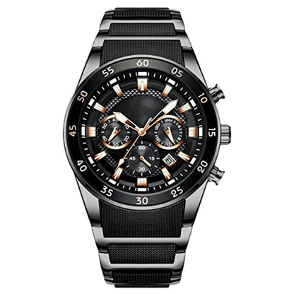 🔥Stock limité disponible 50% de réduction🔥Montre à quartz multifonctionnelle étanche pour hommes