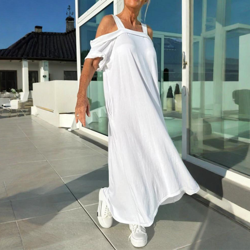 🔥Offre d'été🔥Robe décontractée sans bretelles pour femmes(🚀50% de réduction)