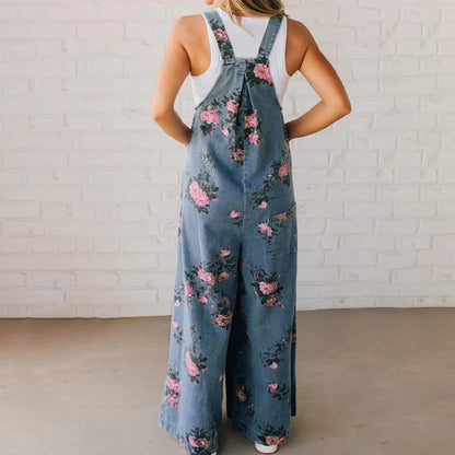 👖Combinaison en jean imprimée décontractée pour femmes🛍️