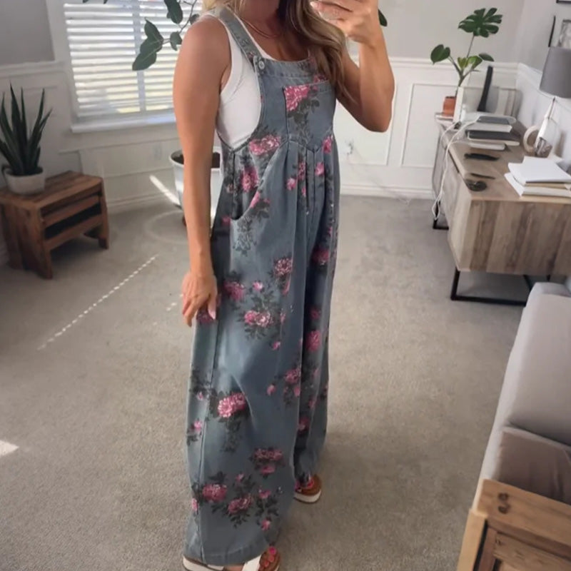👖Combinaison en jean imprimée décontractée pour femmes🛍️