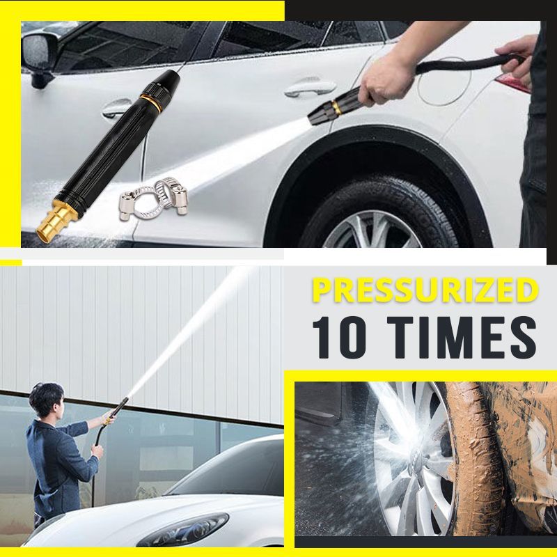 💦 PROMO LIMITÉE 50% DE RÉDUCTION ! 🚗 Nettoyeur Haute Pression 10x – 8 Modes, Boîtier Métal Résistant, pour Voiture & Jardin 🏡
