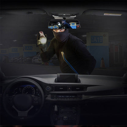 🥳SOLDES 2026🥳Caméra embarquée 10 pouces 1080p pour rétroviseur - Vision nocturne et mode parking - Carte mémoire 64 Go incluse