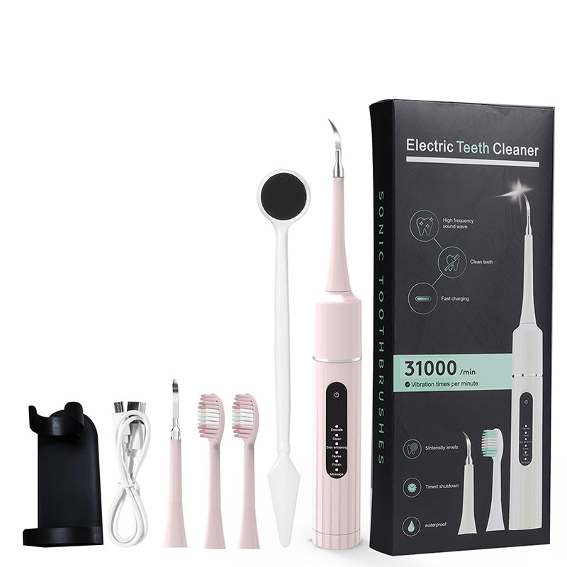 💙50 % de réduction !!!✨ Nettoyeur Dentaire Ultrasonique 5 en 1 – 6 Modes, Embout Détartreur & 58 Jours d’Autonomie 🦷⚡