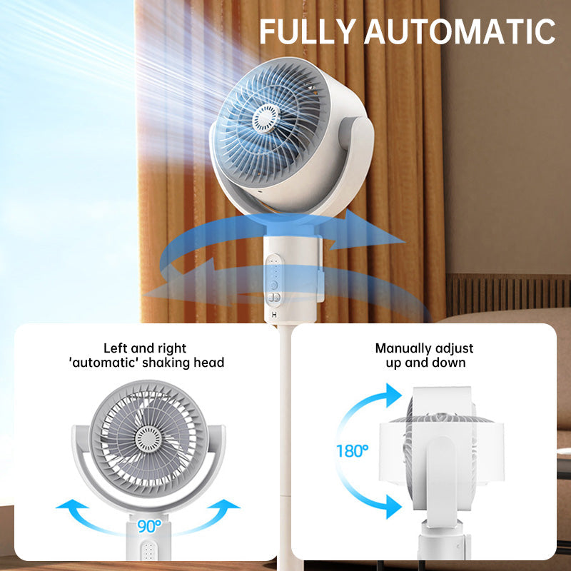 🎊 Promotion été : -50 % et livraison gratuite 🌀✨ Ventilateur sur pied pour moteur, 20 dB très silencieux, portée de 30 m, volume d'air 2465 m³/h, ventilateur avec télécommande et refroidissement