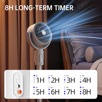🎊 Promotion été : -50 % et livraison gratuite 🌀✨ Ventilateur sur pied pour moteur, 20 dB très silencieux, portée de 30 m, volume d'air 2465 m³/h, ventilateur avec télécommande et refroidissement