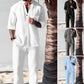 🌿Haute qualité🌿Meilleur confort💧Ensemble deux pièces en coton pour homme : haut et pantalo