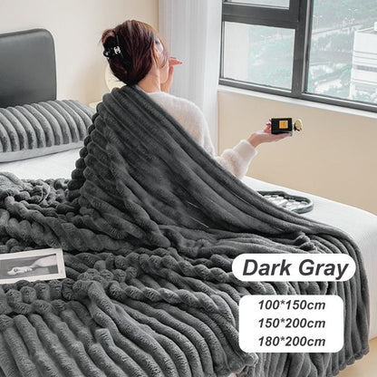 🔥Stock limité disponible 50% de réduction🔥 Jeté Super Doux Luxueux - Chaleur Légère et Confort Ultime pour Canapé ou Lit, Lavable en Machine 🏠📦