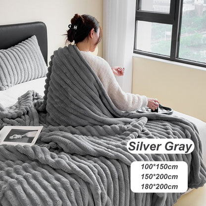 🔥Stock limité disponible 50% de réduction🔥 Jeté Super Doux Luxueux - Chaleur Légère et Confort Ultime pour Canapé ou Lit, Lavable en Machine 🏠📦