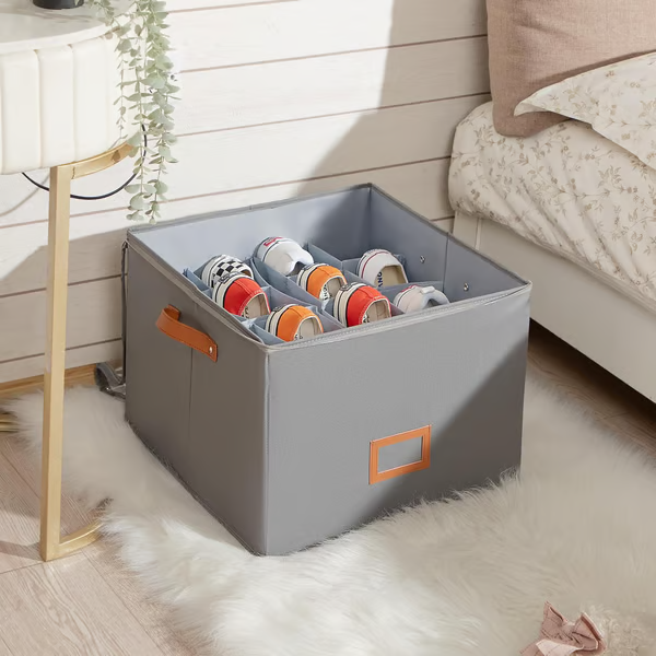 ⏳Offre à durée limitée : 50 % de réduction💥Organisateur de chaussures en tissu, boîte de rangement