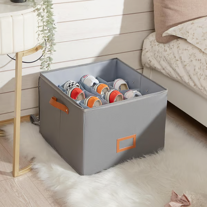 ⏳Offre à durée limitée : 50 % de réduction💥Organisateur de chaussures en tissu, boîte de rangement