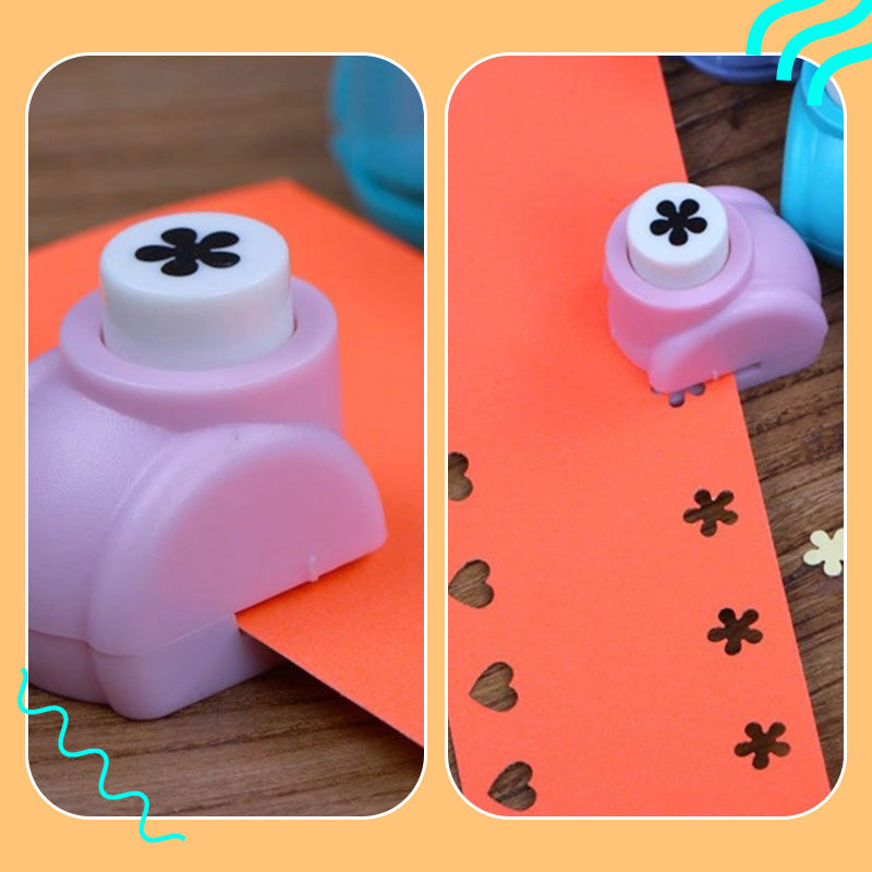 🎨 50% DE RÉDUCTION ! ✨ Perforatrice DIY Loisirs Créatifs Enfant - Crée des Formes Mignonnes (Cœurs/Étoiles/Flocons) pour Scrapbooking et Cartes 🎁📏