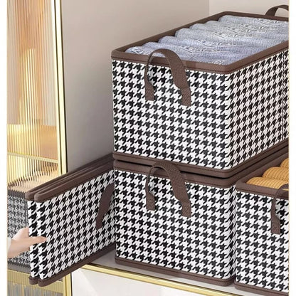 📦 ACHETEZ 2 OBТENEZ 1! ✨ Boîte Rangement Vêtements Pliable - Structure Renforcée avec Poignées et Fenêtre Transparente pour Gain de Place Optimal 👚👌