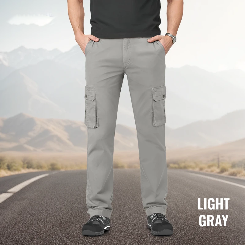 👖 50% OFF MAINTENANT ! 🏃 Pantalon Cargo Multi-Poches Homme - Tissu Respirant et Coupe Moderne pour Outdoor ou Urbain 🏙️📦