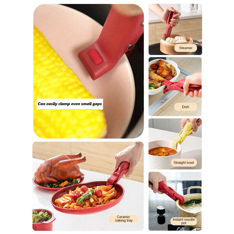 🔥Stock limité disponible 50% de réduction🔥Pince de Maintien Multi-Usage Anti-Brûlure pour Cuisine