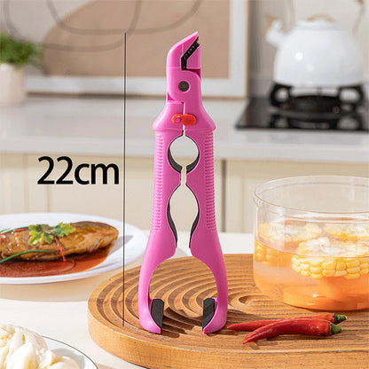 📢📢50% DE RÉDUCTION !!!✨Pince 3 en 1 pour bol et assiette en silicone