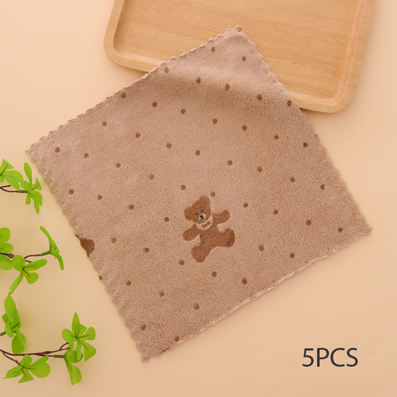 🔥 50% DE RÉDUCTION ! ✨ Lot de 5 Chiffons en Microfibre Coral Fleece - Absorption Ultra-Rapide, Sans Peluches, Idéal pour Vaisselle Délicate et Surfaces Fragiles 🧽💧
