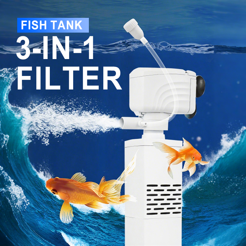 🔥Stock limité disponible 50% de réduction🔥💦Filtre 3 en 1 pour aquarium – filtration, oxygénation et pompage de l'eau🐠