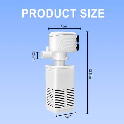 🔥Stock limité disponible 50% de réduction🔥💦Filtre 3 en 1 pour aquarium – filtration, oxygénation et pompage de l'eau🐠