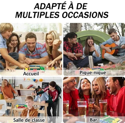 🔥Stock limité disponible 50 % DE RÉDUCTION🔥 JEUX DE FAMILLE AMUSANTS - Jeu de société Shut The Box 🎲
