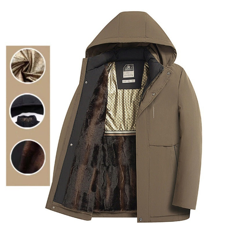 📢 50% DE RÉDUCTION ! ✨ Manteau Hiver Homme Parka Chaud - Isolation Haute Performance avec Capuche Amovible pour Temps Glacials ❄️🧥【Livraison gratuite】