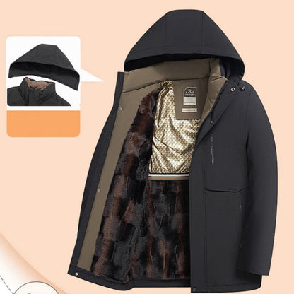 📢 50% DE RÉDUCTION ! ✨ Manteau Hiver Homme Parka Chaud - Isolation Haute Performance avec Capuche Amovible pour Temps Glacials ❄️🧥【Livraison gratuite】
