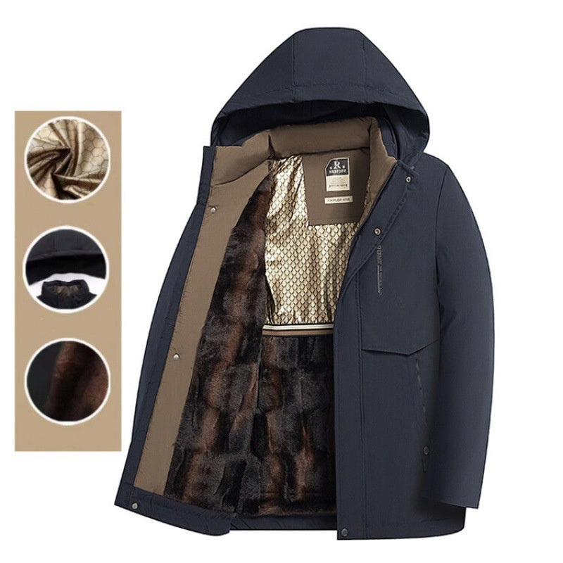 📢 50% DE RÉDUCTION ! ✨ Manteau Hiver Homme Parka Chaud - Isolation Haute Performance avec Capuche Amovible pour Temps Glacials ❄️🧥【Livraison gratuite】