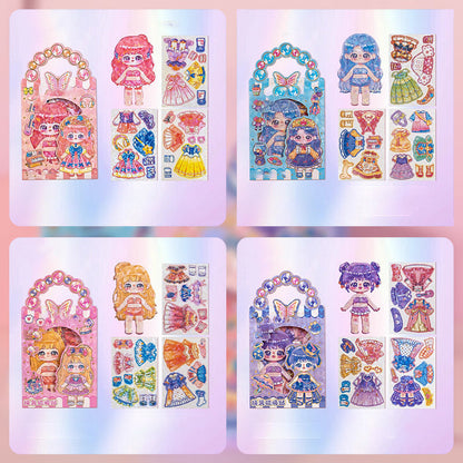 🔥Stock limité disponible 50 % DE RÉDUCTION🔥Poupées Magnétiques à Habiller pour Enfants