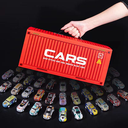 🔥VENTE LIMITÉE 50 % DE RÉDUCTION🔥48 Mini Voitures à Remontage avec Garage Intégré