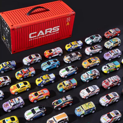 🔥VENTE LIMITÉE 50 % DE RÉDUCTION🔥48 Mini Voitures à Remontage avec Garage Intégré