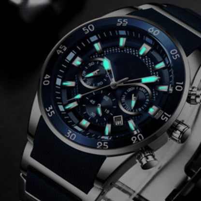🔥Stock limité disponible 50% de réduction🔥Montre à quartz multifonctionnelle étanche pour hommes