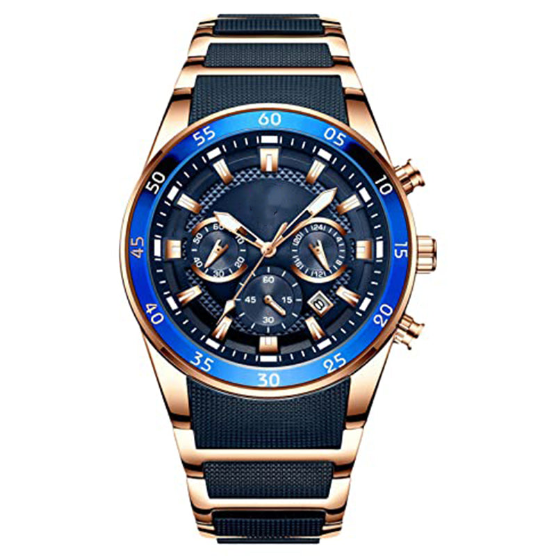 🔥Stock limité disponible 50% de réduction🔥Montre à quartz multifonctionnelle étanche pour hommes