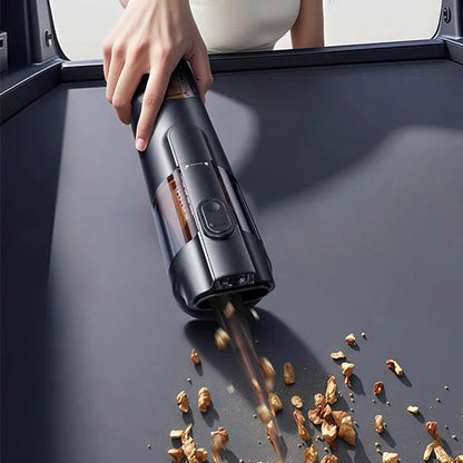 🔥Stock limité disponible 50 % DE RÉDUCTION🔥 Aspirateur à Main 5-en-1 Intelligent - 15KPA Aspiration & 30 min Autonomie avec 4 Accessoires pour Voiture/Maison 🚗🏠