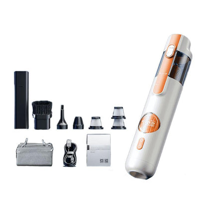 🔥Stock limité disponible 50 % DE RÉDUCTION🔥 Aspirateur à Main 5-en-1 Intelligent - 15KPA Aspiration & 30 min Autonomie avec 4 Accessoires pour Voiture/Maison 🚗🏠