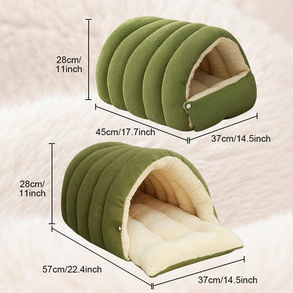🔥Stock limité disponible 50 % DE RÉDUCTION🔥🐾 Nid Douillet Isotherme pour Animal – Confort Cocon, Ouverture Ajustable & Rembourrage Soutien !mfort, Verstelbare Opening & Ondersteunende Vulling!