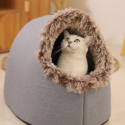 🔥Stock limité disponible 50 % DE RÉDUCTION🔥 Lit d'hiver chaud pour animaux de compagnie