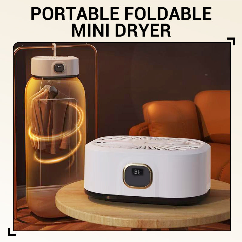 🔥Stock limité disponible 50% de réduction🔥Mini sèche-linge portable et pliable