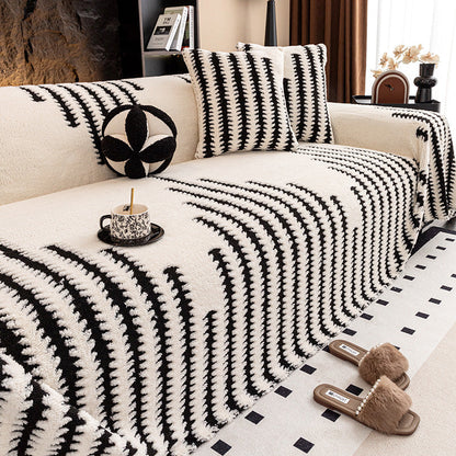 📢📢50% DE RÉDUCTION !!!✨Housse de canapé douce et antidérapante en peluche