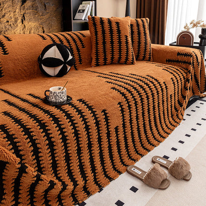 📢📢50% DE RÉDUCTION !!!✨Housse de canapé douce et antidérapante en peluche
