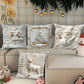 🔥Stock limité disponible 50% de réduction🔥🎅Des idées cadeaux de Noël géniales🎁 Housses de coussin sur le thème de Noël🛋️