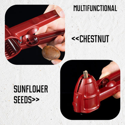 🔥 50% DE RÉDUCTION ! ✨ Casse-Noix Manuel - Aluminium et Acier Inoxydable, Coquille Anti-Projection, Noyau Intact 🥜🔧
