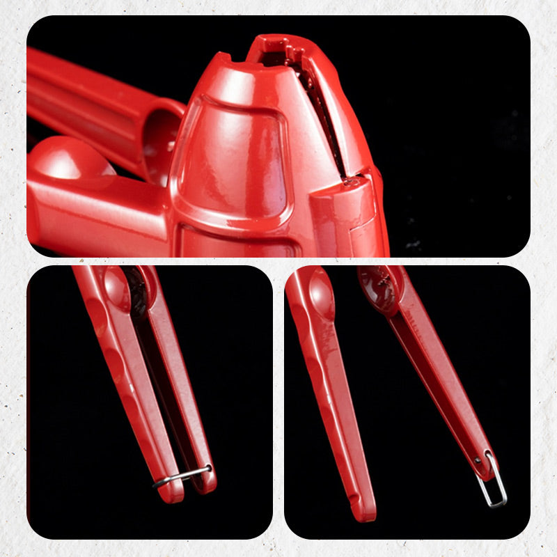 🔥 50% DE RÉDUCTION ! ✨ Casse-Noix Manuel - Aluminium et Acier Inoxydable, Coquille Anti-Projection, Noyau Intact 🥜🔧