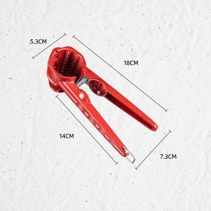 🔥 50% DE RÉDUCTION ! ✨ Casse-Noix Manuel - Aluminium et Acier Inoxydable, Coquille Anti-Projection, Noyau Intact 🥜🔧