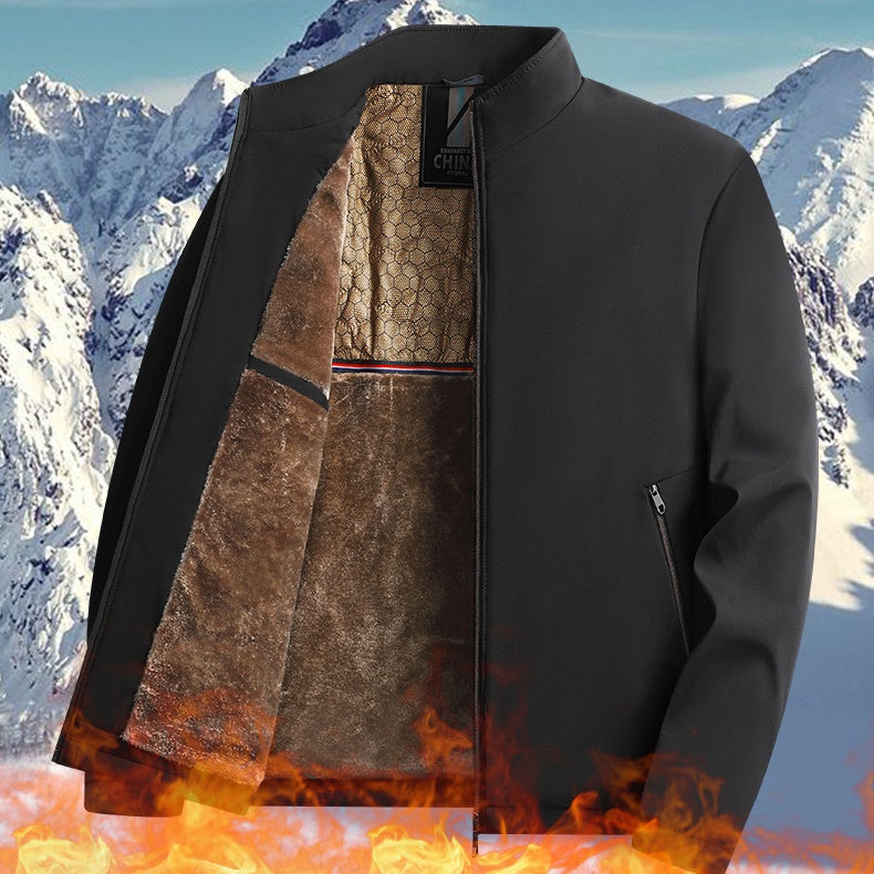 📢📢50% DE RÉDUCTION !!! ✨Veste de travail à col montant et fermeture éclair intégrale pour homme