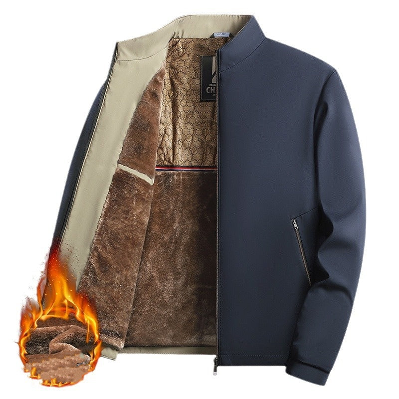 📢📢50% DE RÉDUCTION !!! ✨Veste de travail à col montant et fermeture éclair intégrale pour homme