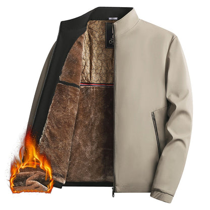 📢📢50% DE RÉDUCTION !!! ✨Veste de travail à col montant et fermeture éclair intégrale pour homme