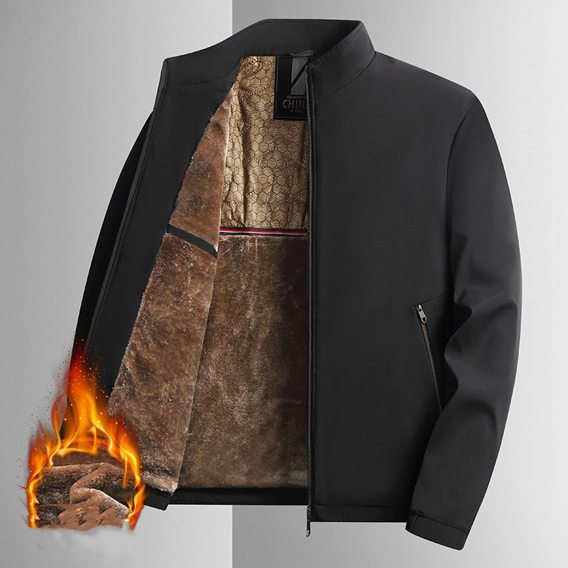 📢📢50% DE RÉDUCTION !!! ✨Veste de travail à col montant et fermeture éclair intégrale pour homme