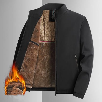 📢📢50% DE RÉDUCTION !!! ✨Veste de travail à col montant et fermeture éclair intégrale pour homme