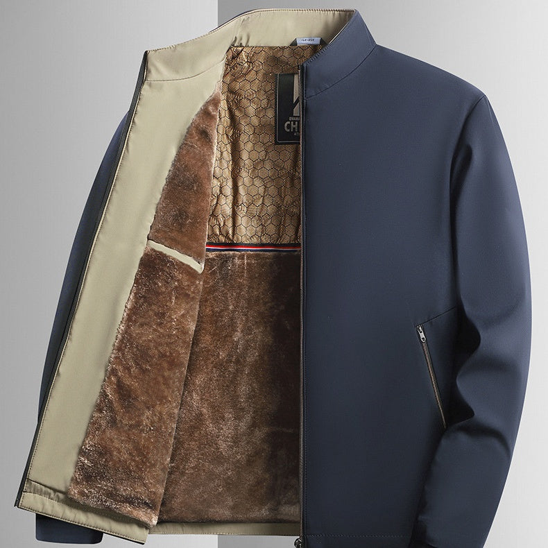 📢📢50% DE RÉDUCTION !!! ✨Veste de travail à col montant et fermeture éclair intégrale pour homme